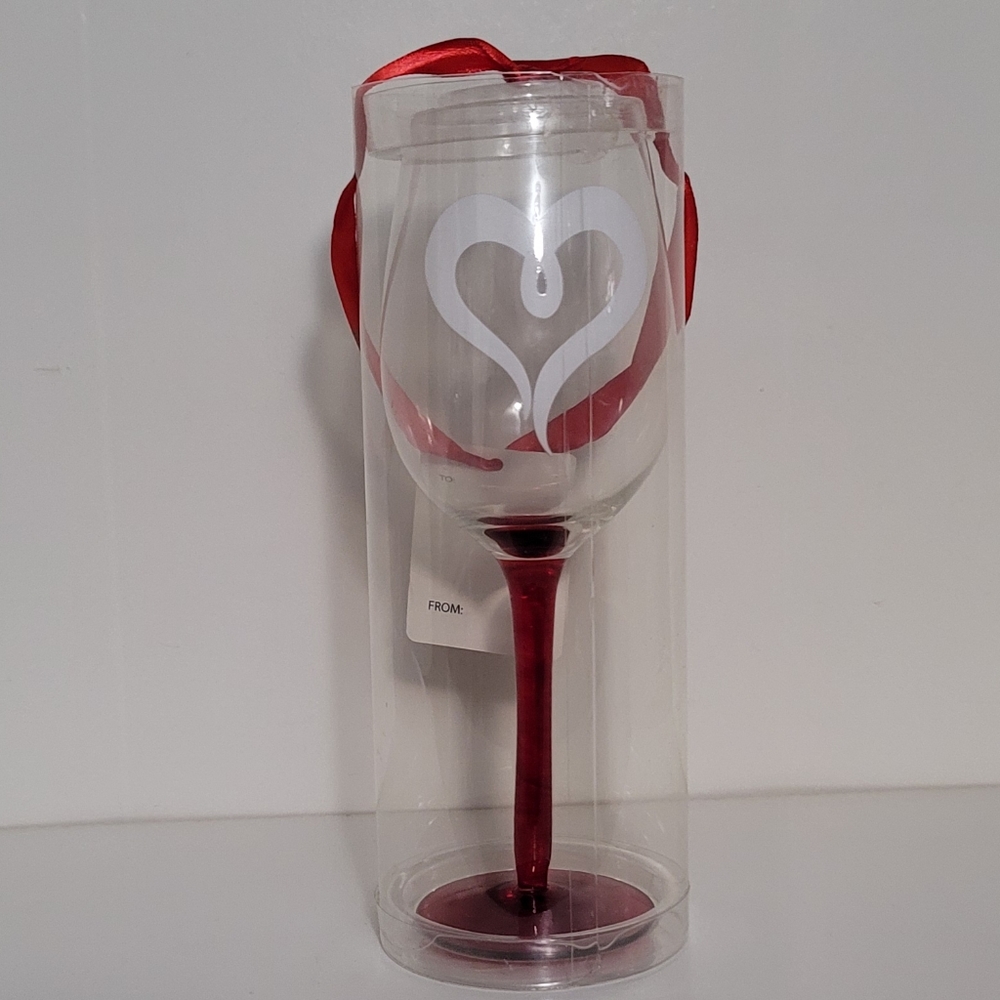 Heart Wine Glass